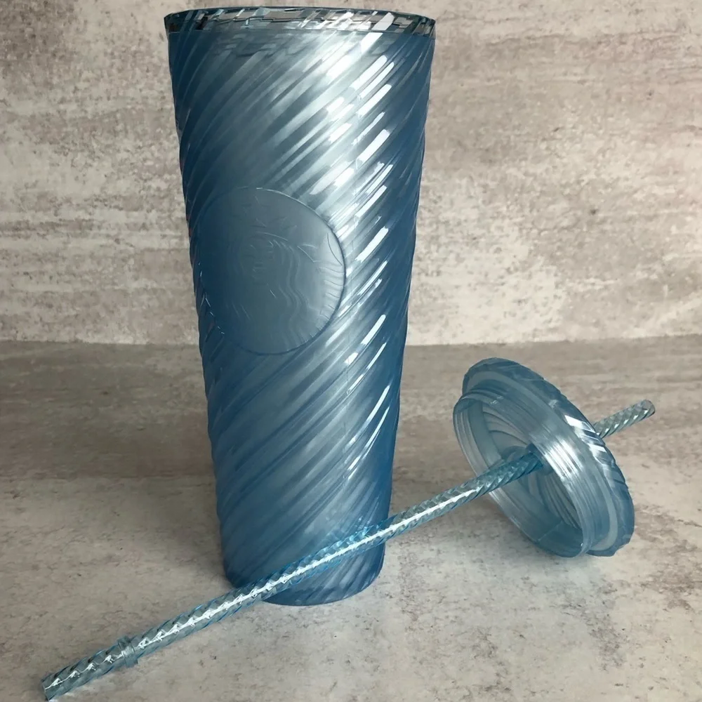Starbucks NWT 24oz Blue Swirl Venti Tumbler